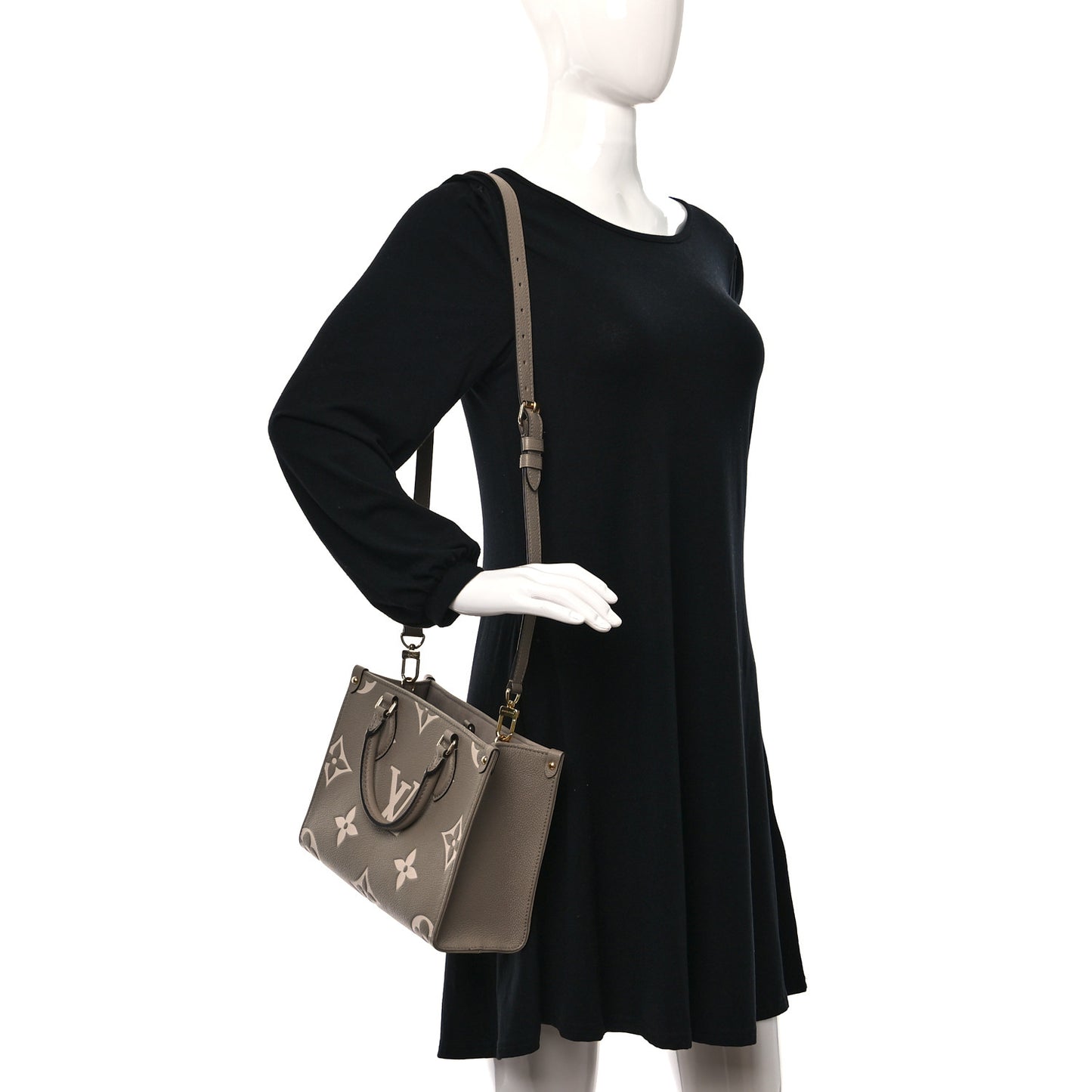 Empreinte Monogram Giant Onthego PM Tourterelle Creme