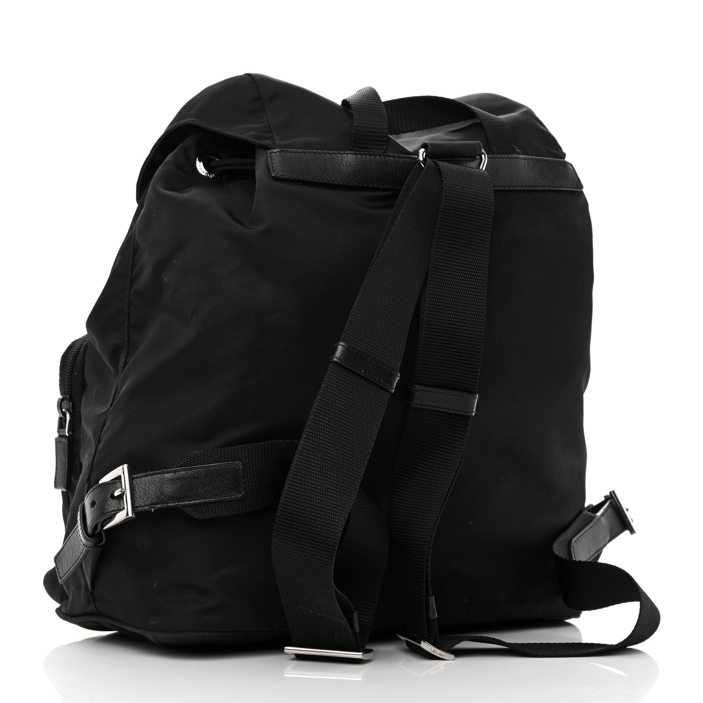 Nylon Vela Large Backpack Black