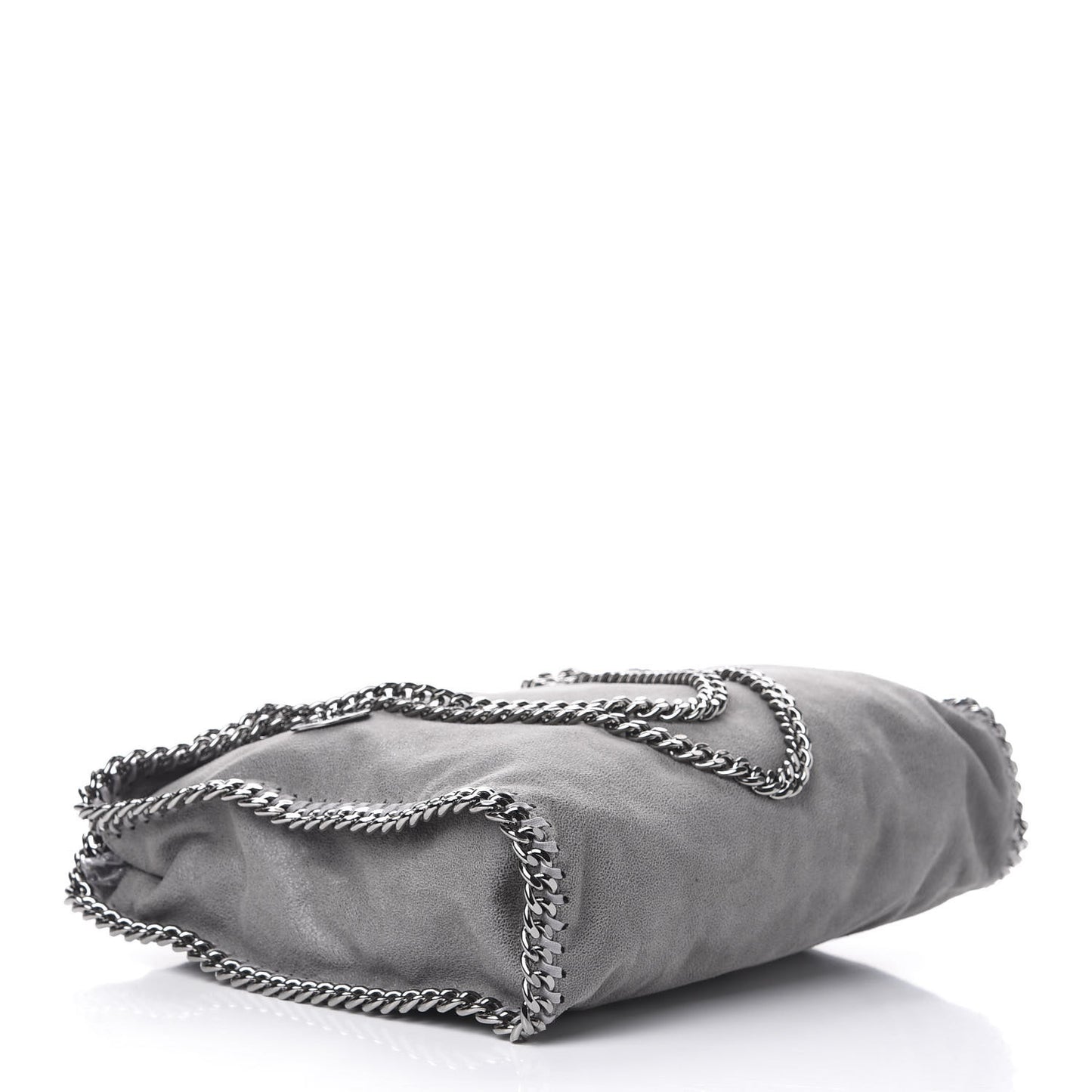 Shaggy Deer Small Falabella Tote Light Grey