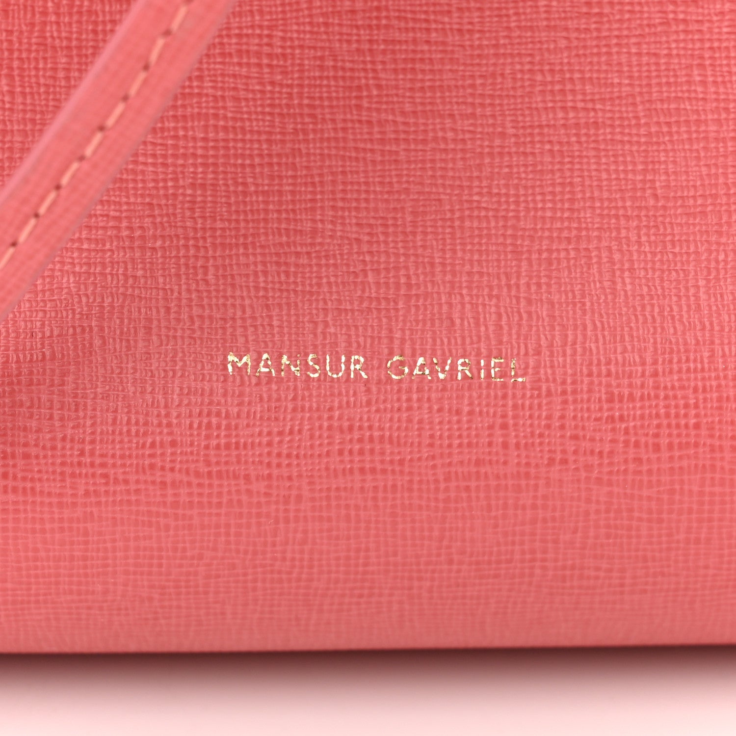 Mansur Gavriel Saffiano Mini Lady Bag Blush 6 of 11