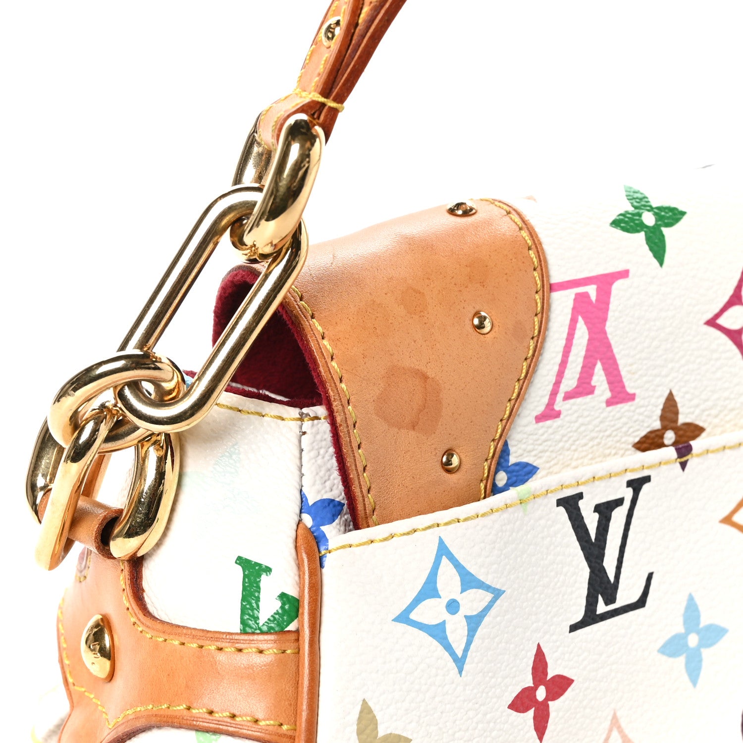 Louis Vuitton Monogram Multicolor Beverly MM White 11 of 11