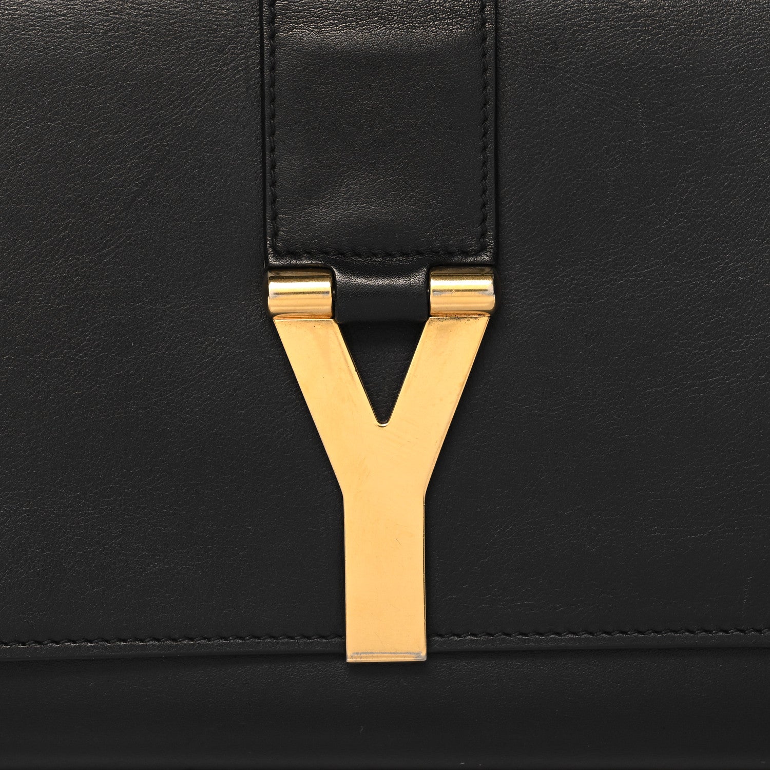 Saint Laurent Calfskin Classic Y Ligne Clutch Black 7 of 11