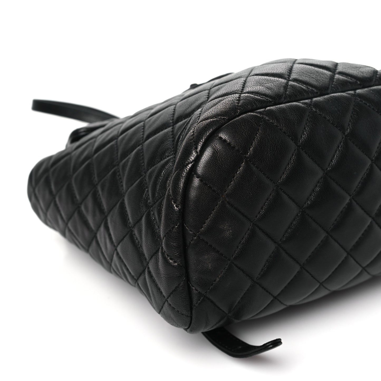 Lambskin Quilted Small Urban Spirit Backpack Black