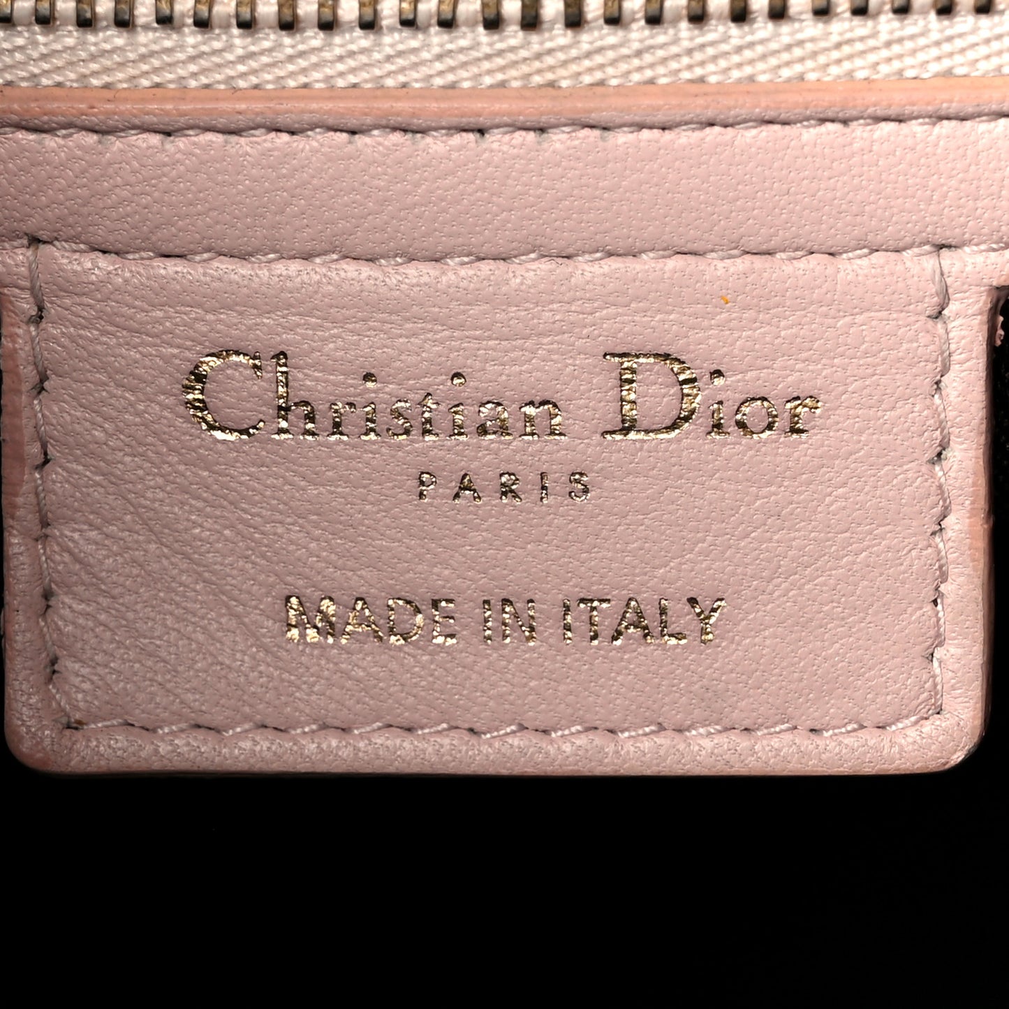 Lambskin Cannage Large Lady Dior Light Pink