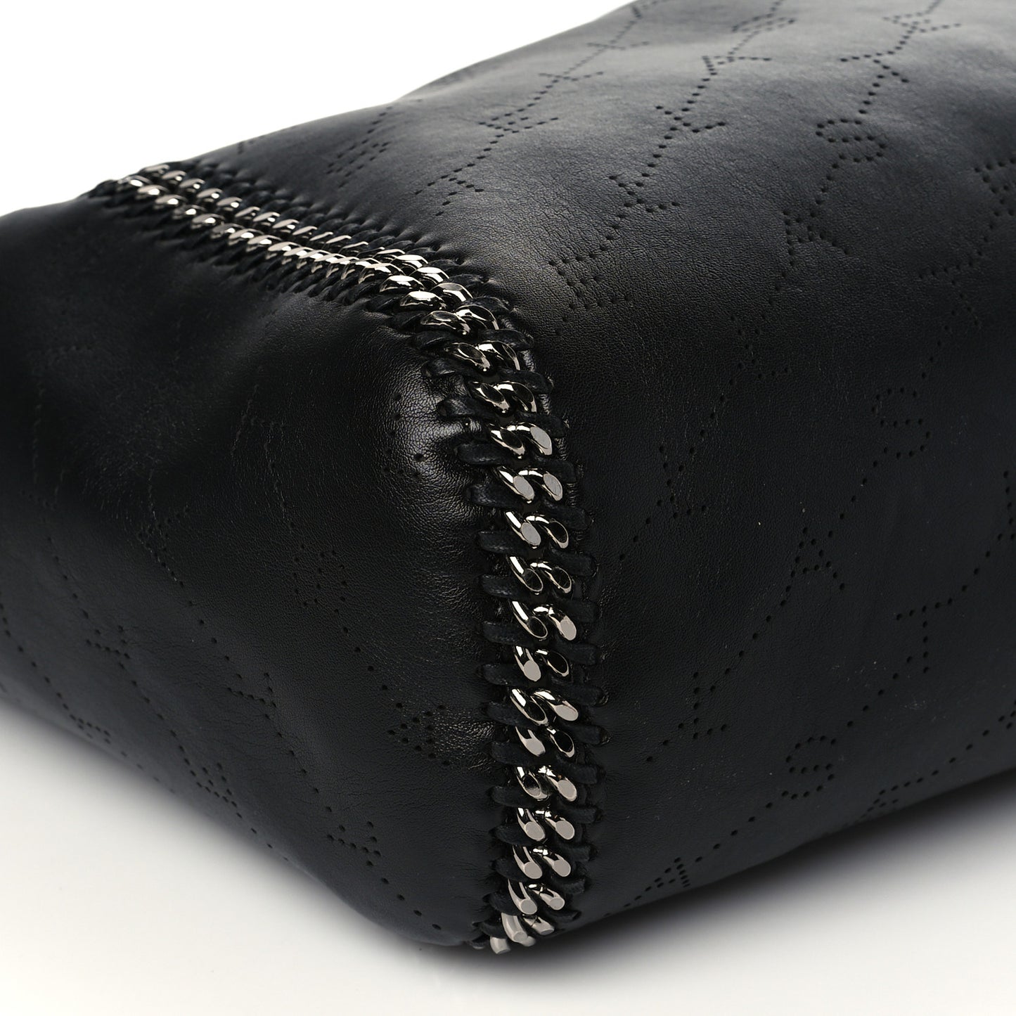Eco Alter Nappa Perforated Logo Falabella Reversible Tote Black
