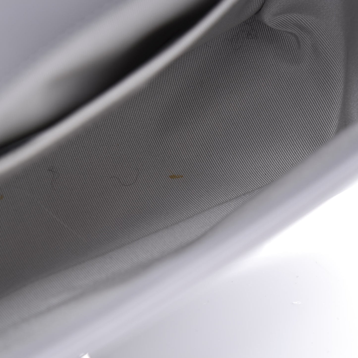 Calfskin Quilted Medium Boy Flap Light Grey