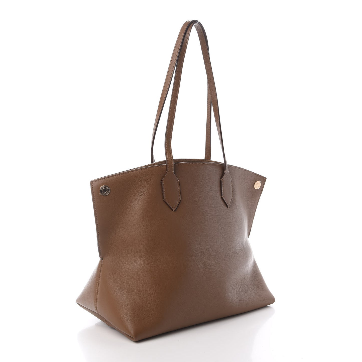 Calfskin Medium Society Tote Dusty Caramel