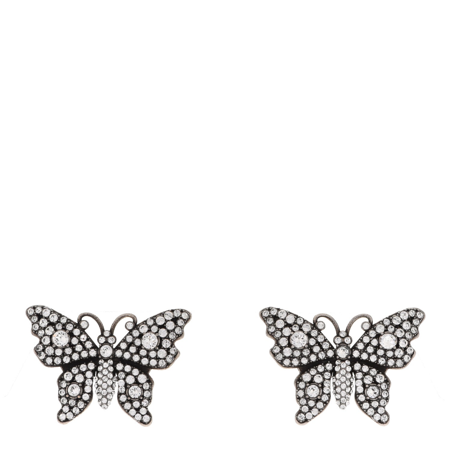 Gucci Crystal Butterfly Stud Earrings 1 of 4