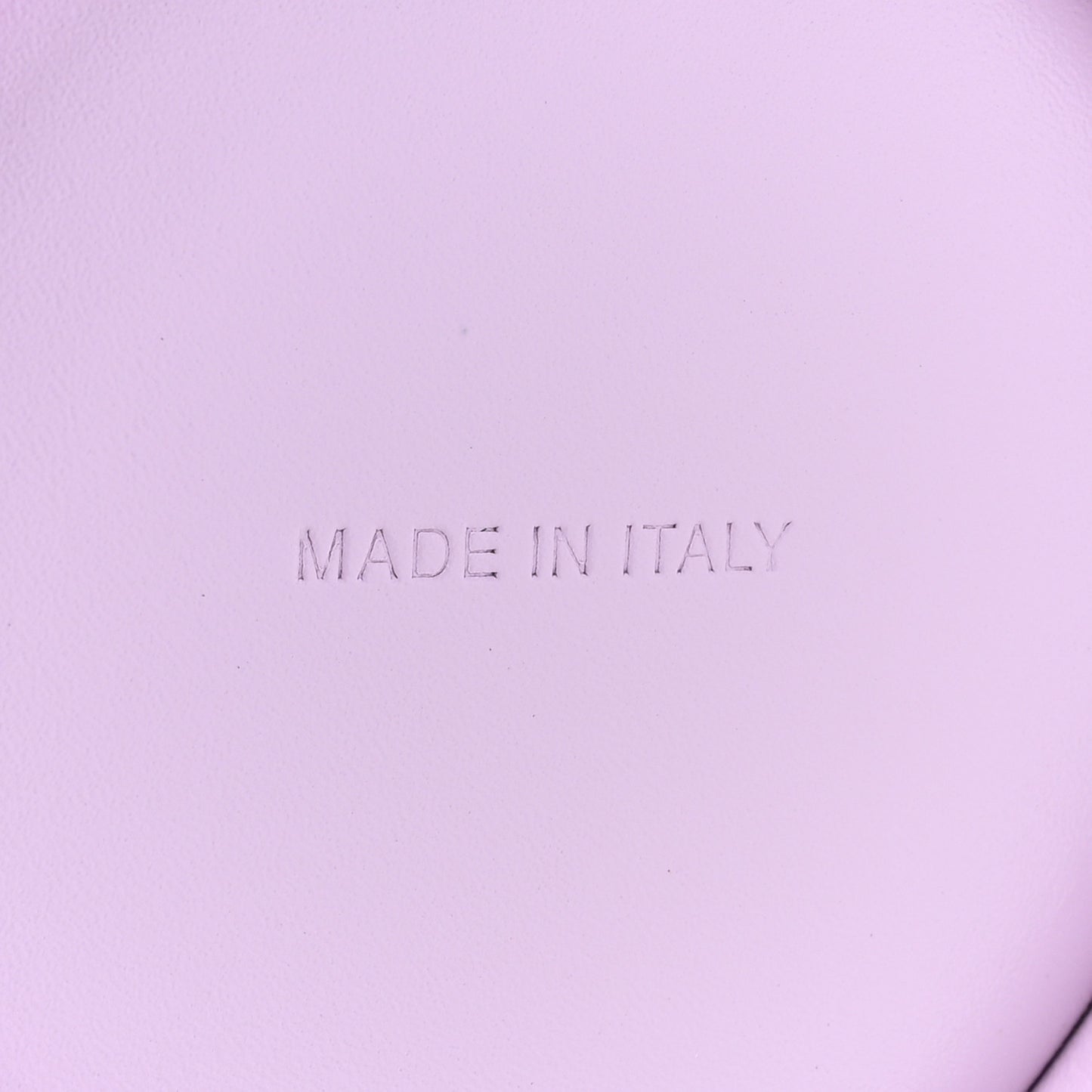 Calfskin Mini Curve Bucket Bag Light Purple