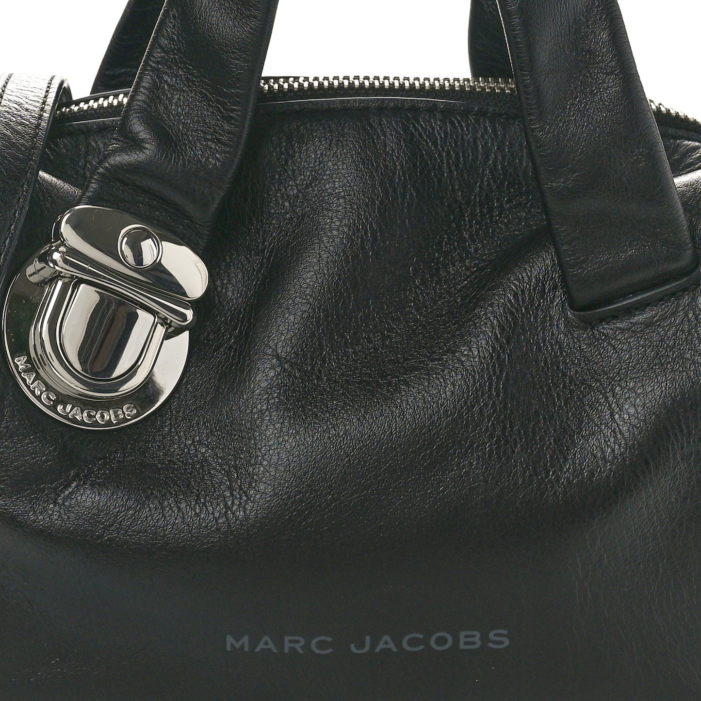 Mini Pushlock Satchel Black