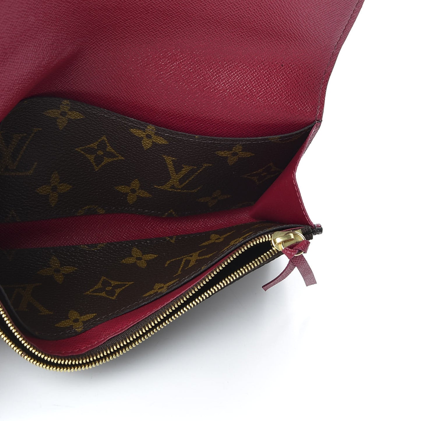 Monogram Emilie Wallet Fuchsia