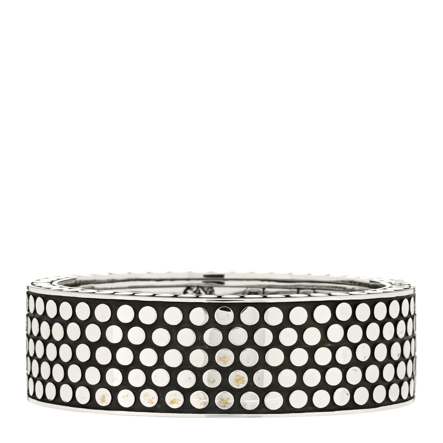 John Hardy Sterling Silver Dot Bangle Bracelet 2 of 4