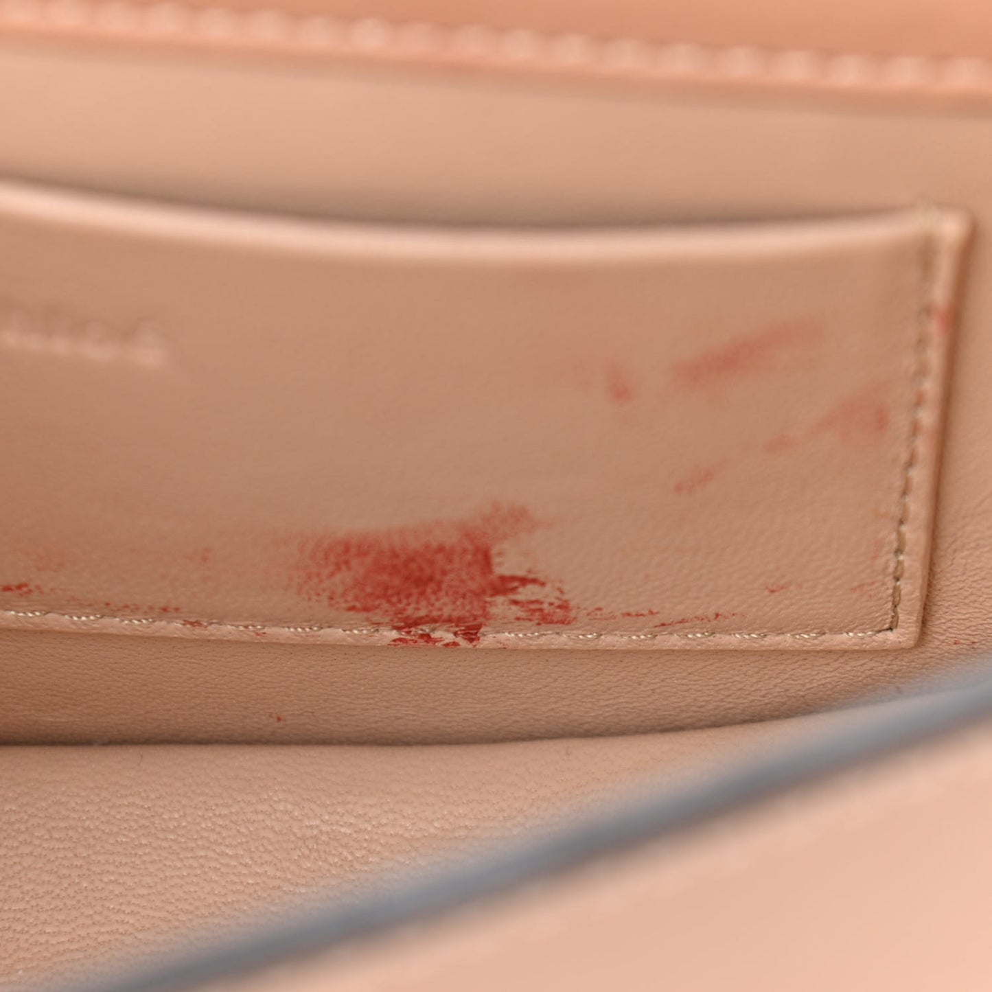 Calfskin Small Nile Bracelet Minaudiere Bag Biscotti Beige