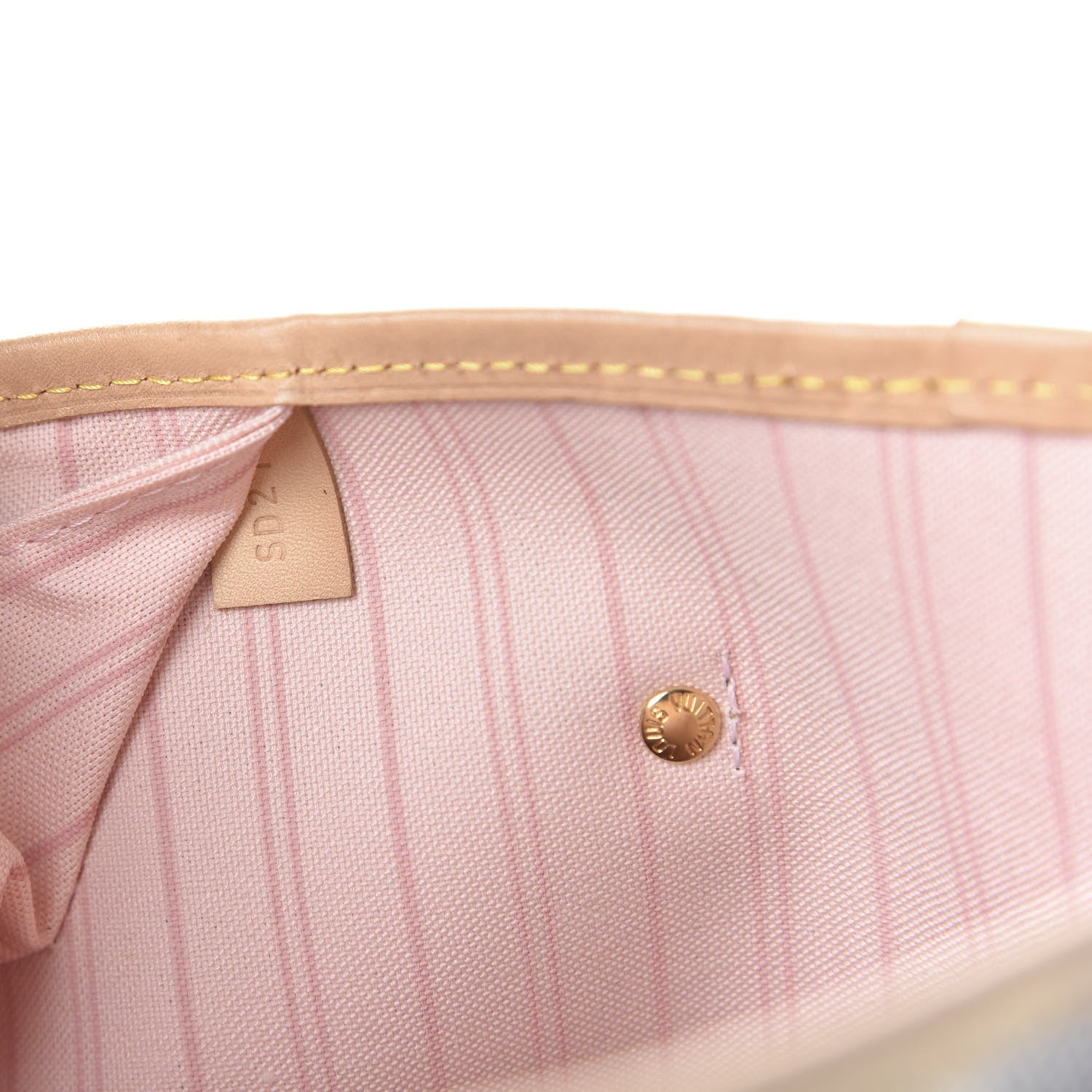 Louis Vuitton Damier Azur Neo Neverfull MM Rose Ballerine 9 of 12
