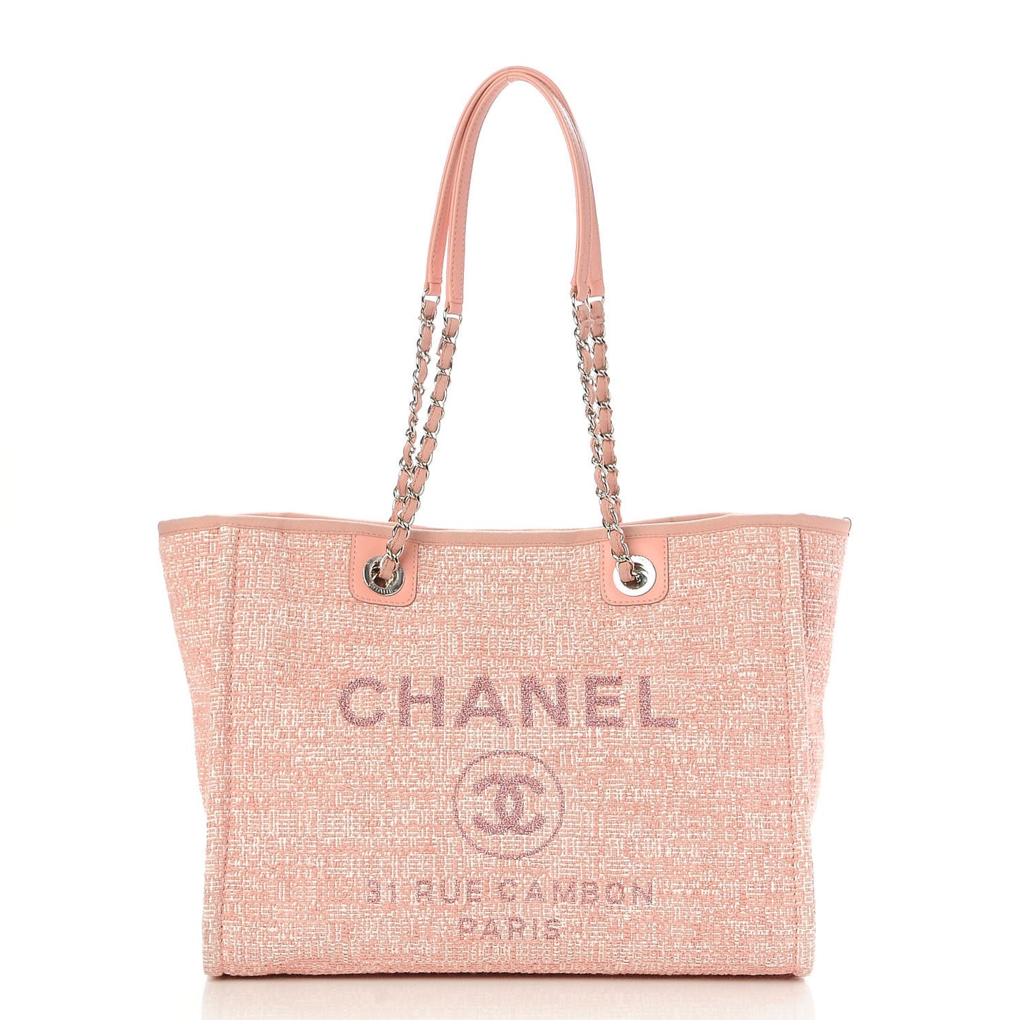 Canvas Deauville Small Tote Pink