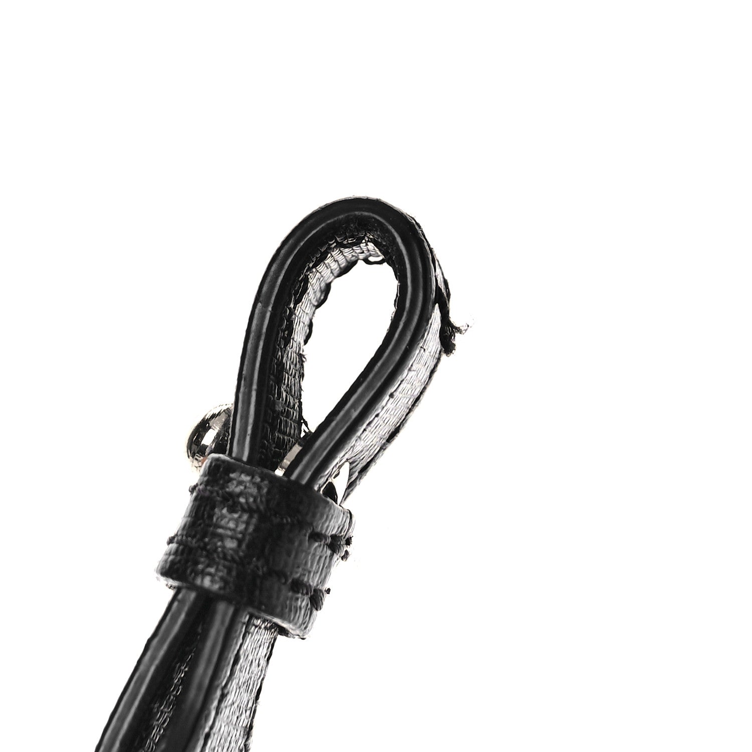 Off-White Saffiano Striped Diag Binder Belt Bag Black 8 of 8