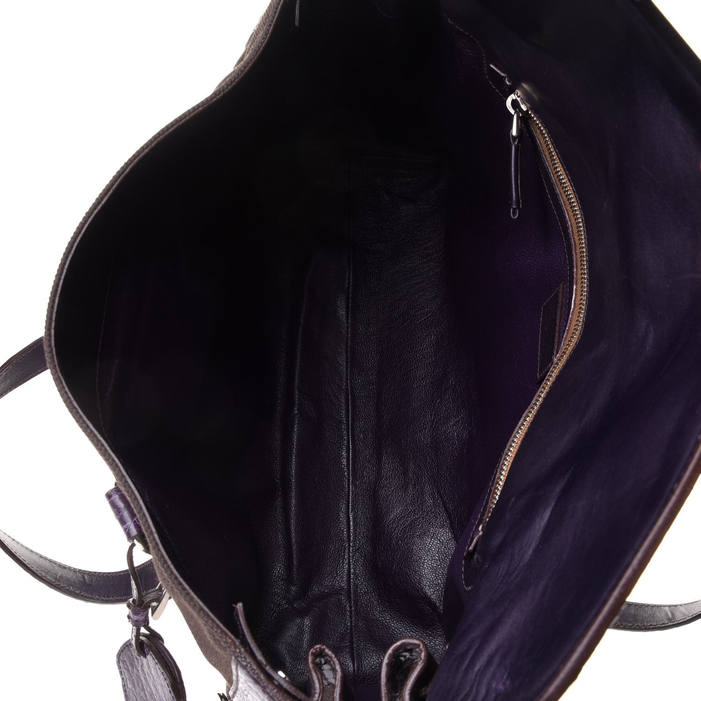 Canapa Cocco Sacca Shoulder Bag Ebano Malva