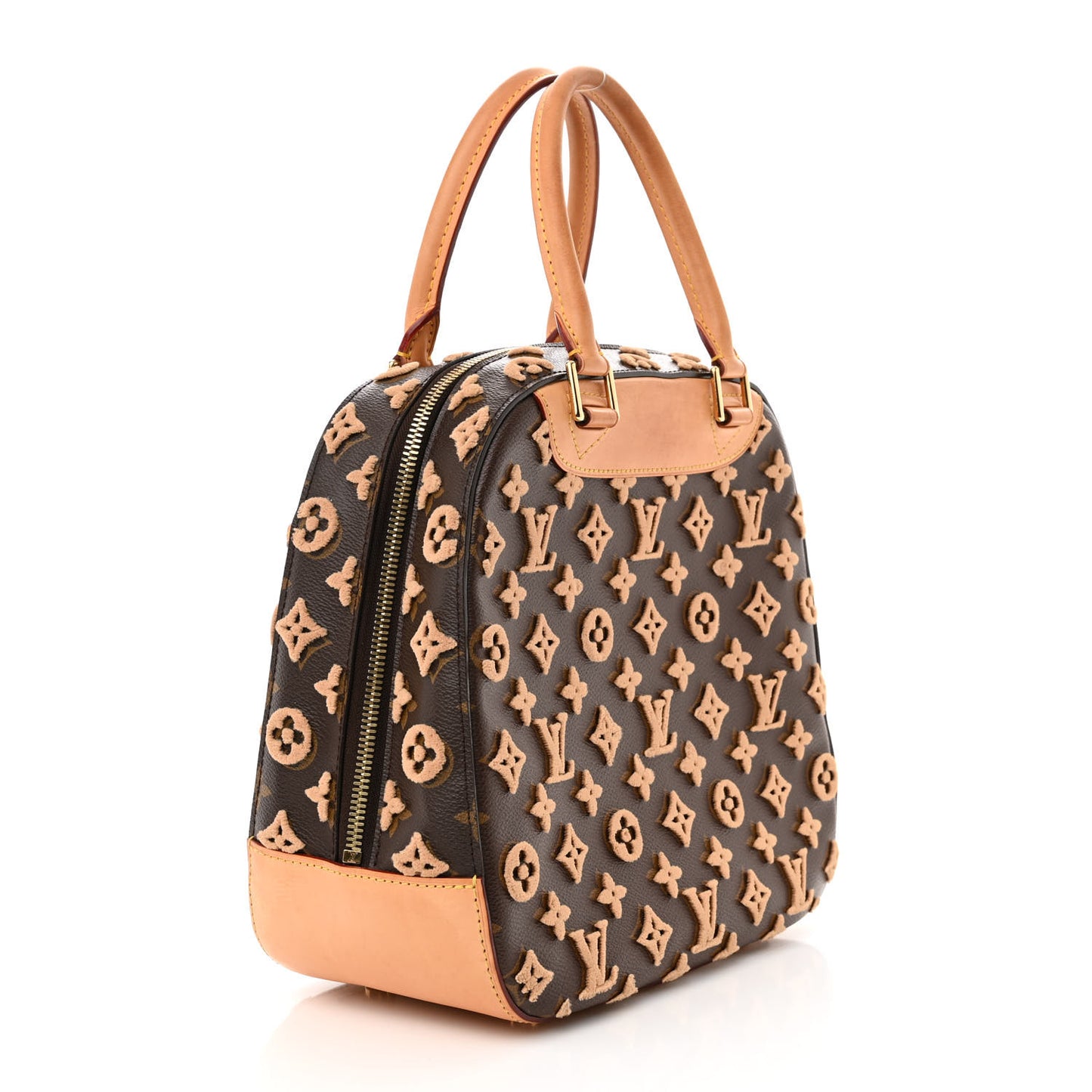 Monogram Tuffetage Deauville Cube Caramel