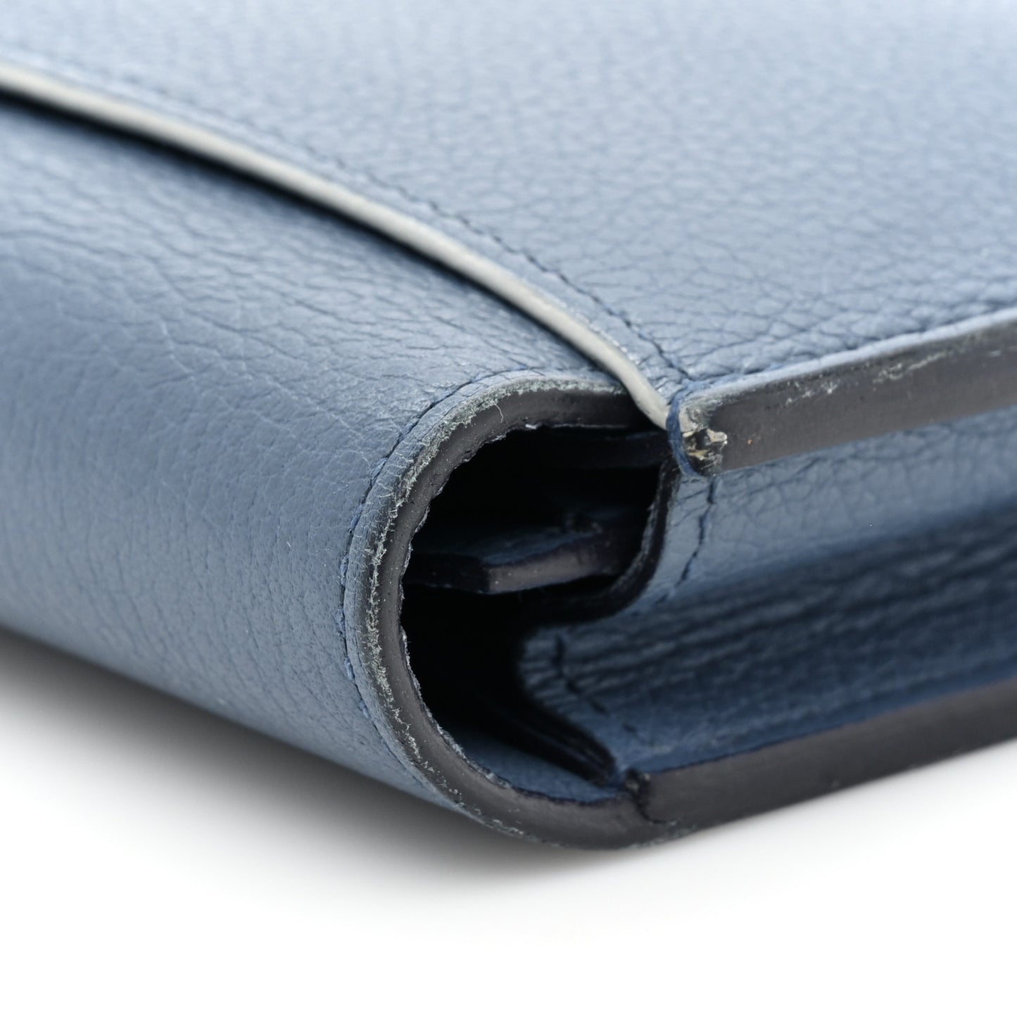 Evercolor Passant Long Wallet Bleu Brighton