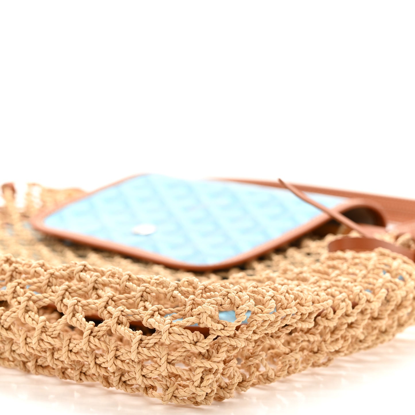 Goyardine Net Aligre Tote Blue