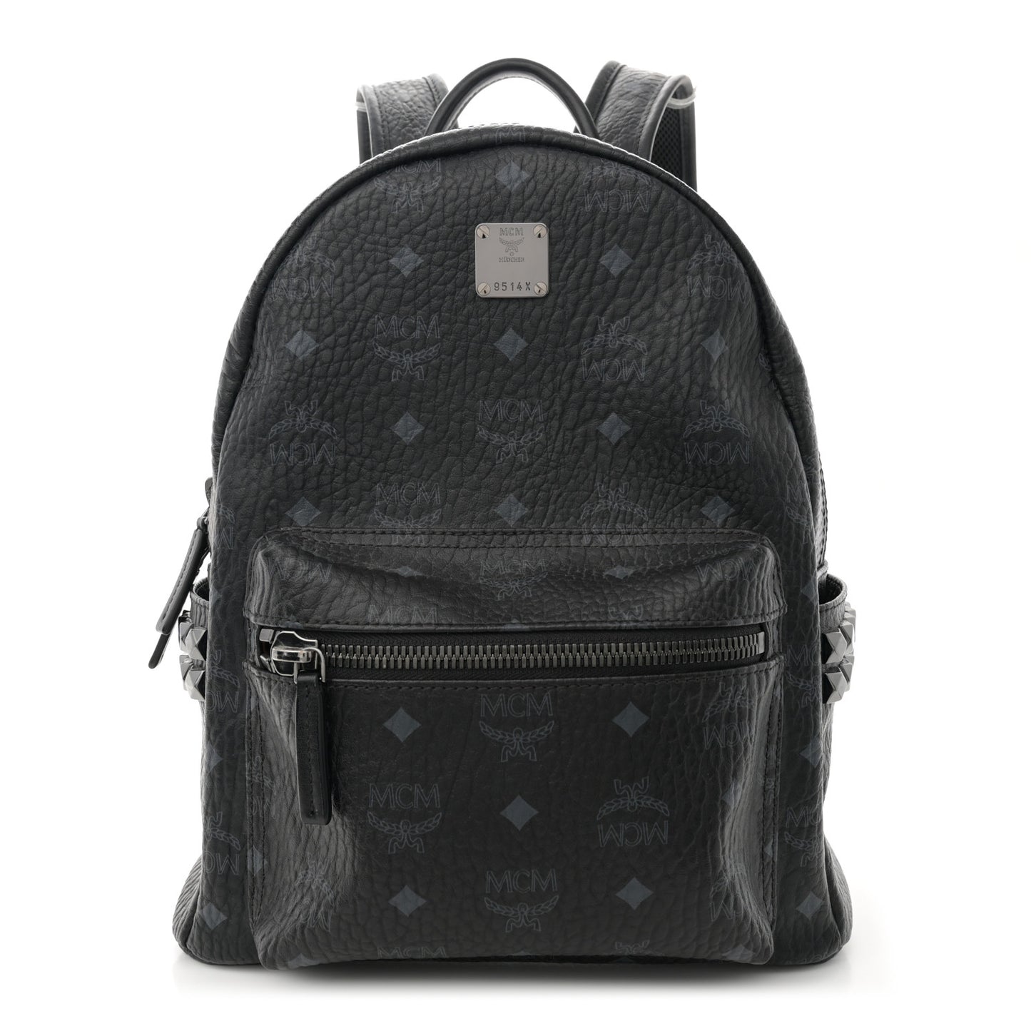 Visetos Small Side Stud Stark Backpack Black