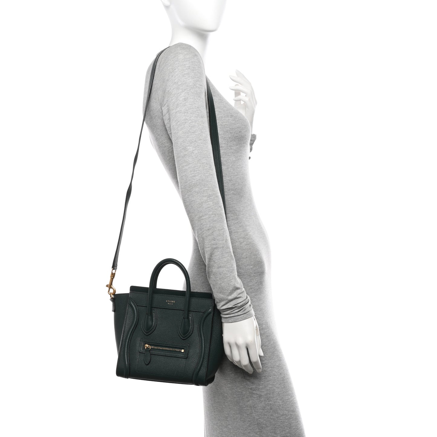Drummed Calfskin Nano Luggage Amazone