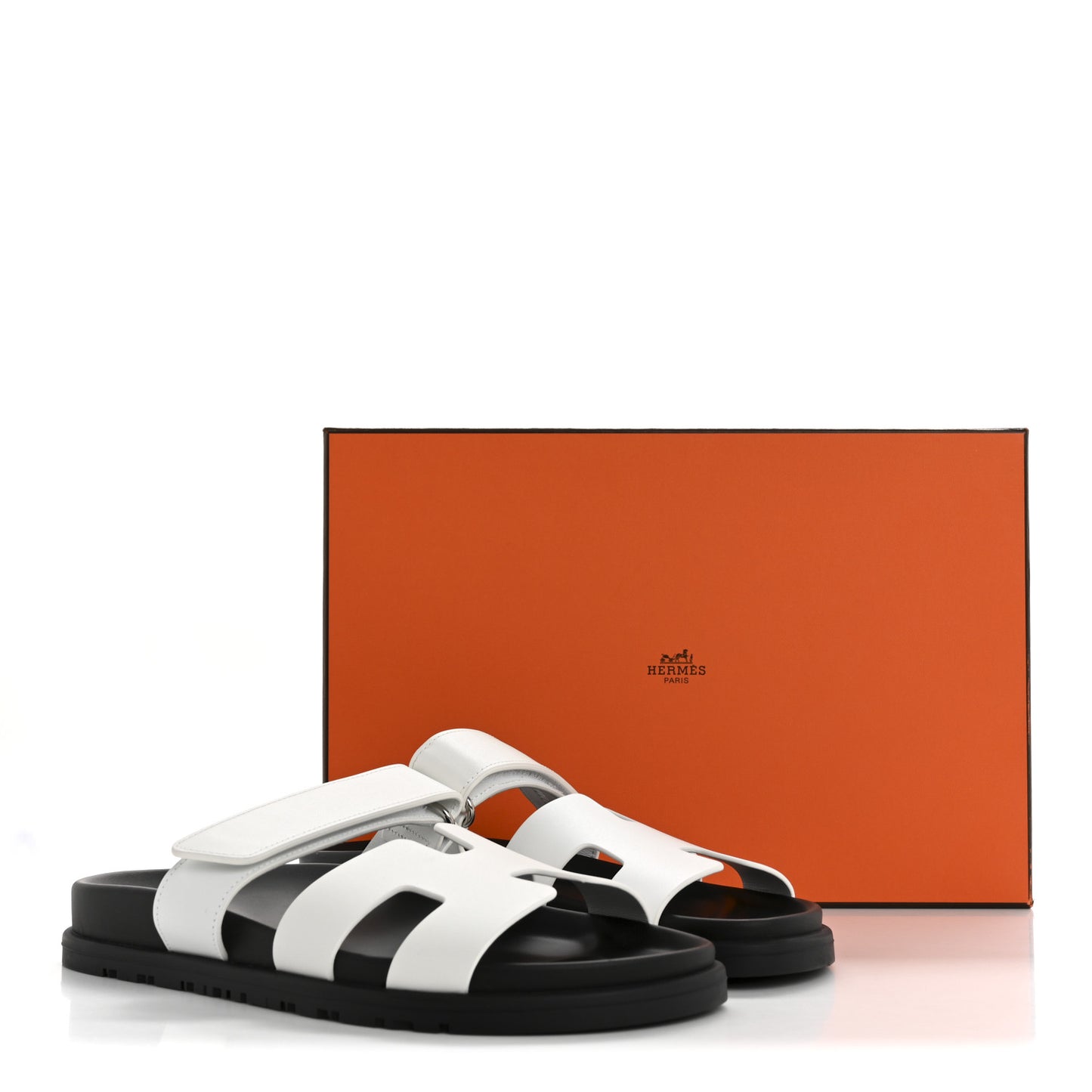 Calfskin Womens Chypre Sandals 37 White