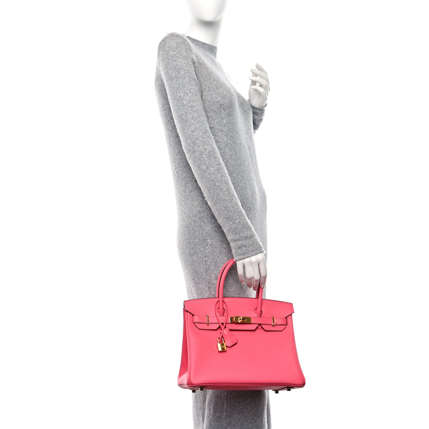 Epsom Horseshoe Birkin 30 Rose Azalee
