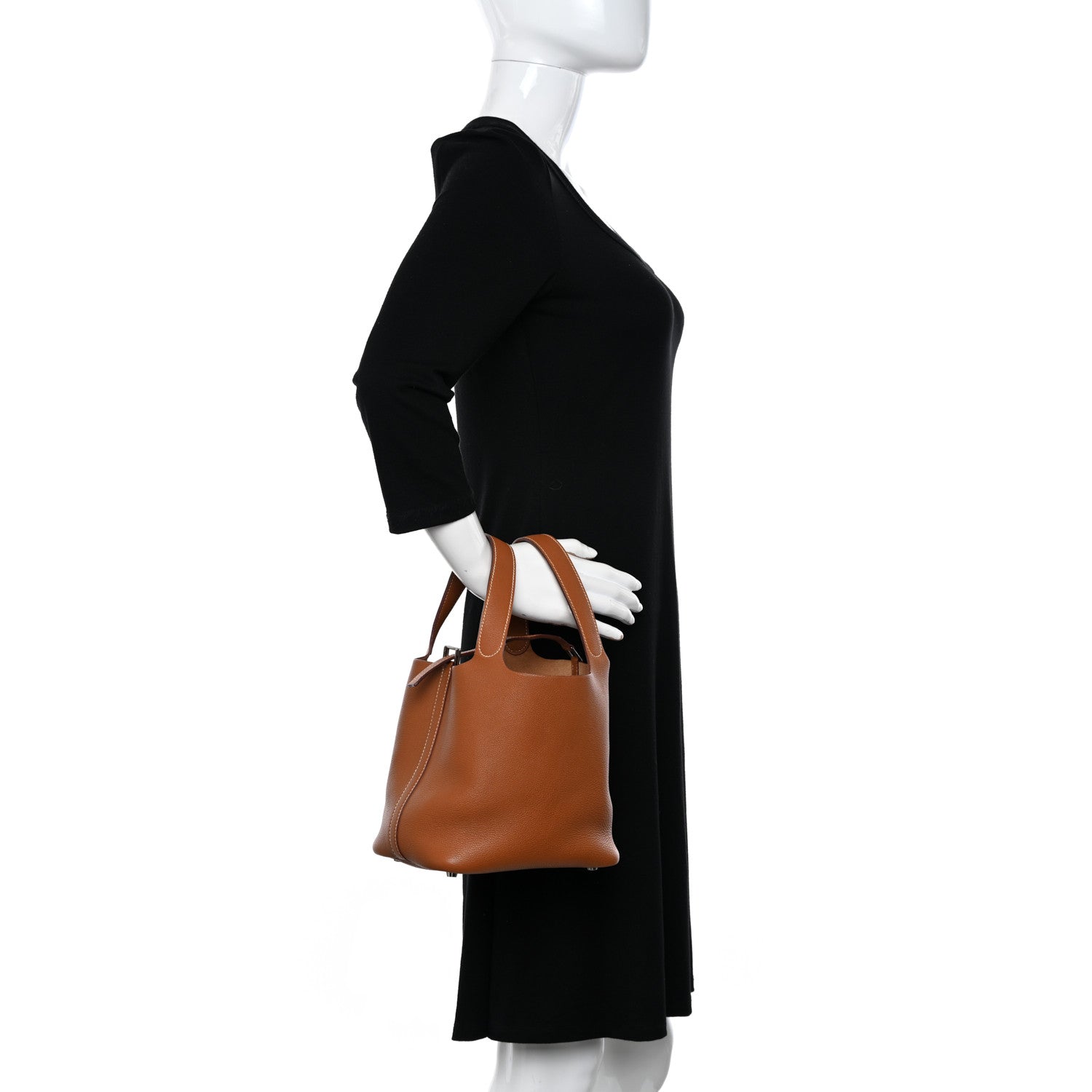 Hermes Togo Picotin 18 PM Gold 2 of 10