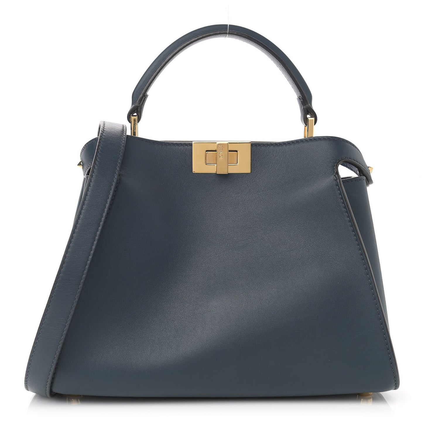 Vitello Tahiti Nappa Medium Peekaboo Iconic Essentially Satchel Notturno Grigio Polvere Nebula