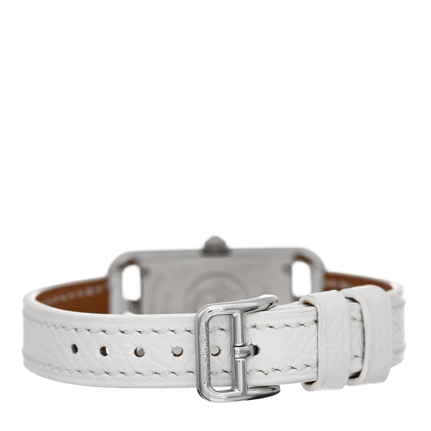 Stainless Steel Epsom 17mm Nantucket Quartz Watch Blanc