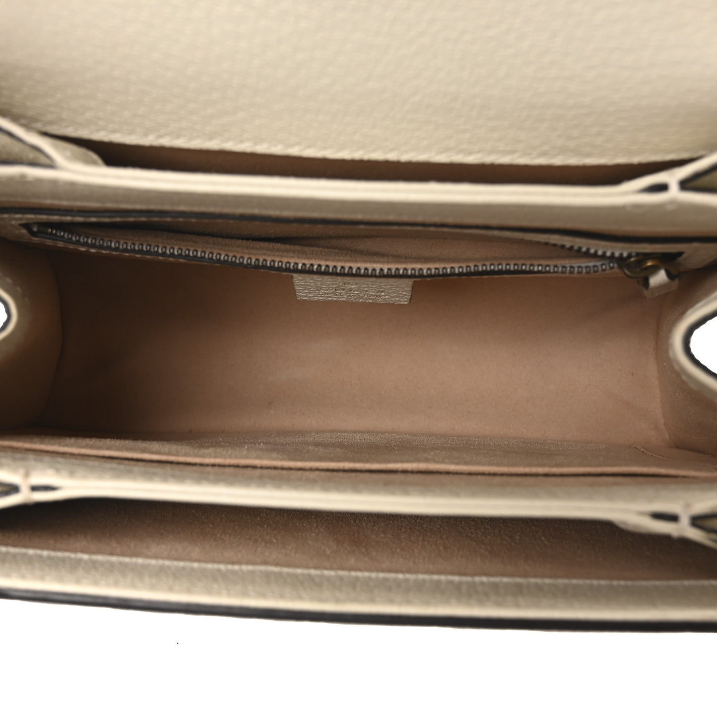 GG Supreme Monogram Small Queen Margaret Top Handle Bag White