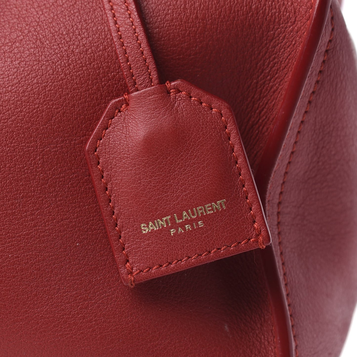 Smooth Calfskin Small Monogram Cabas New Red