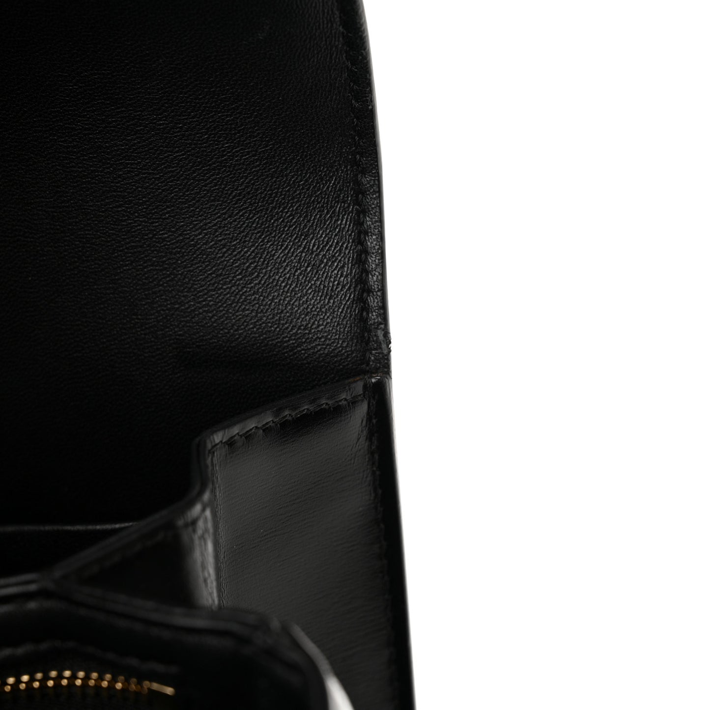 Shiny Calfskin Large Triomphe Black