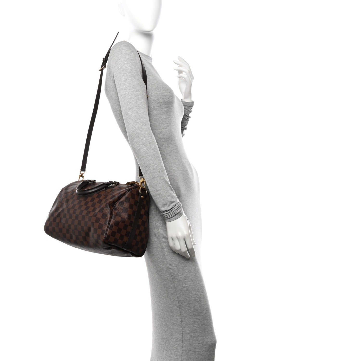 Louis Vuitton Damier Ebene Speedy Bandouliere 30 2 of 15