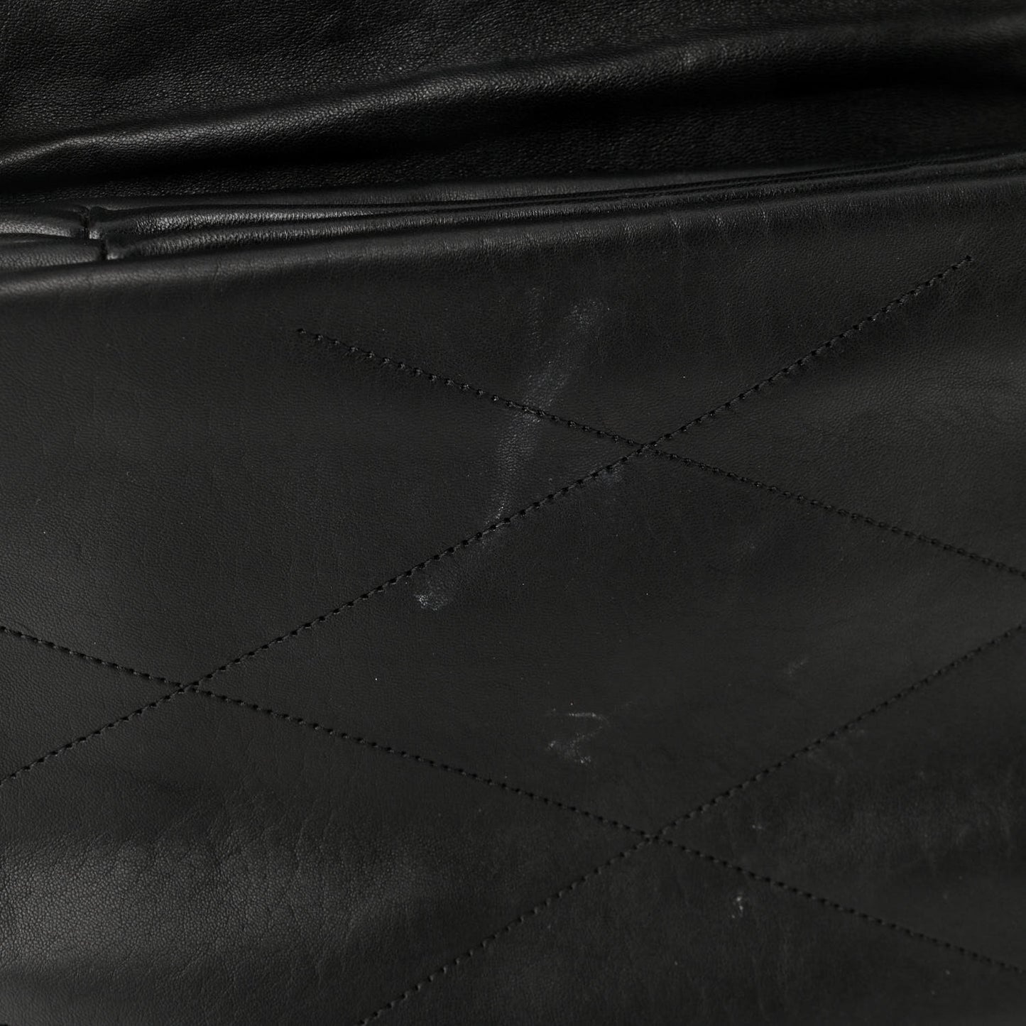 Lambskin Quilted Medium Sugar Flap Shoulder Bag Black