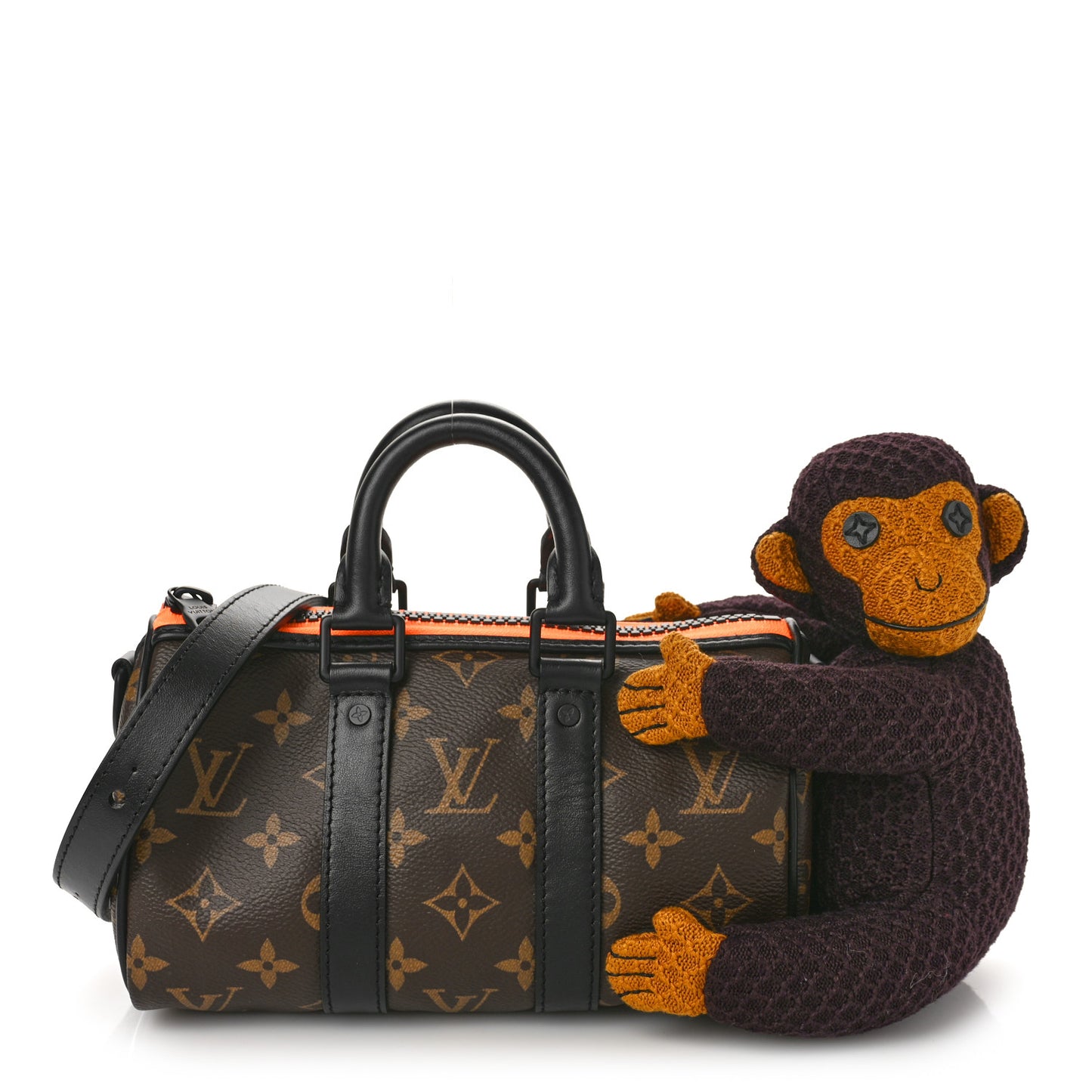 Monogram Monkey Puppet LV Friends Keepall XS