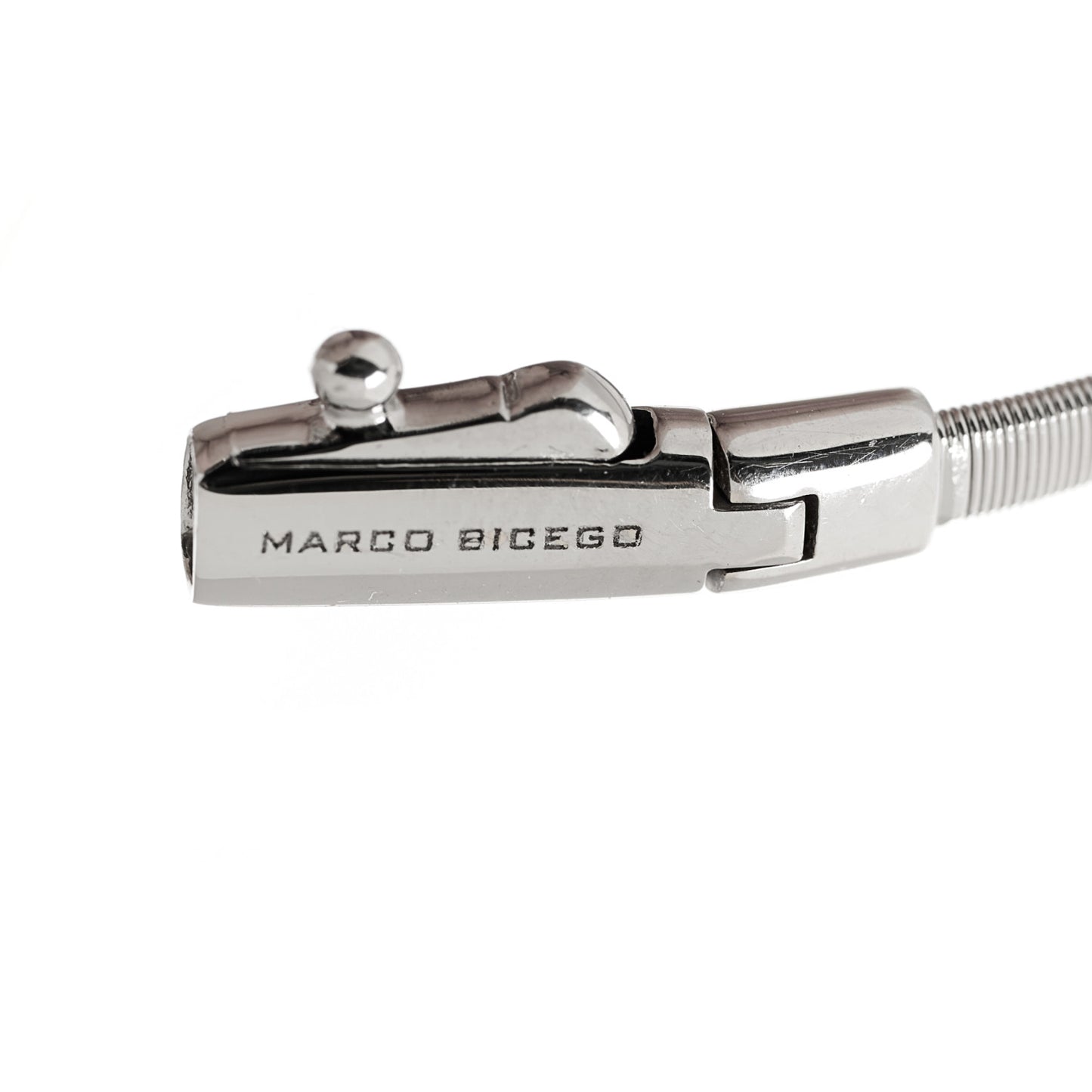 18K White Gold Diamond Masai Medium Three Station Bracelet