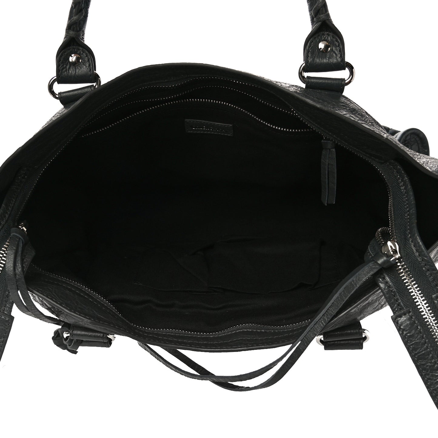 Agneau Classic Silver Hardware City Gris Fossile