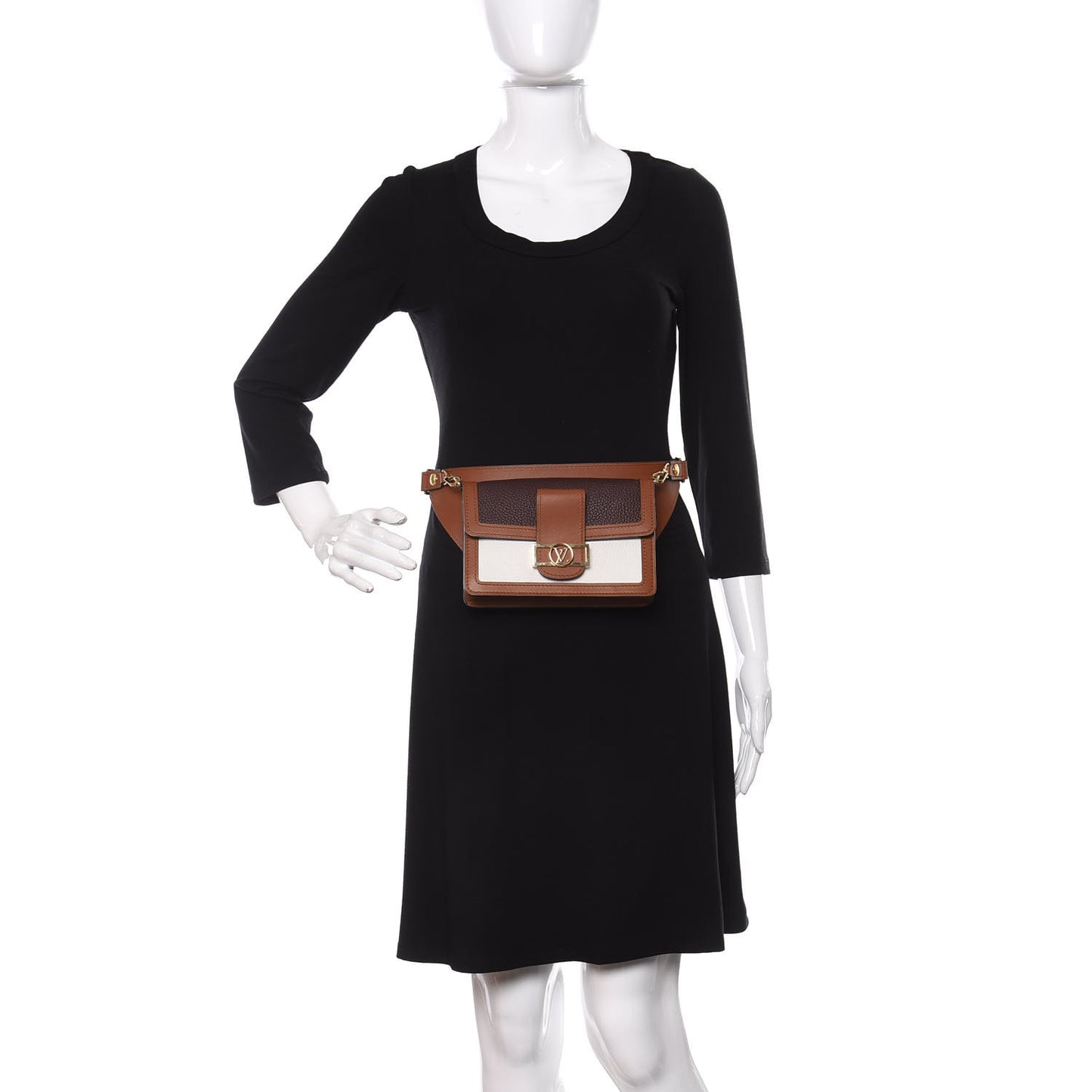 Taurillon Dauphine Bumbag Blackberry Snow