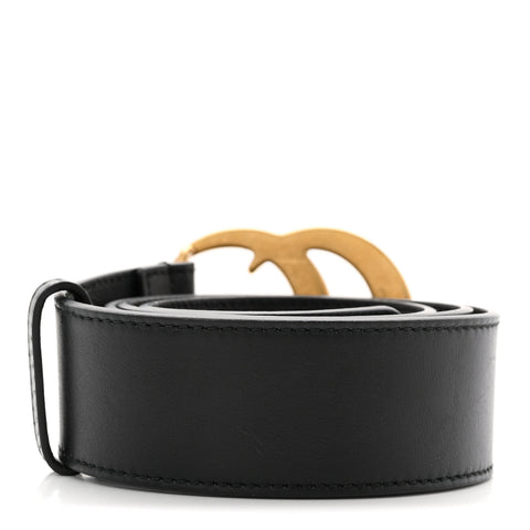 Calfskin Double G 40mm Belt 85 34 Black