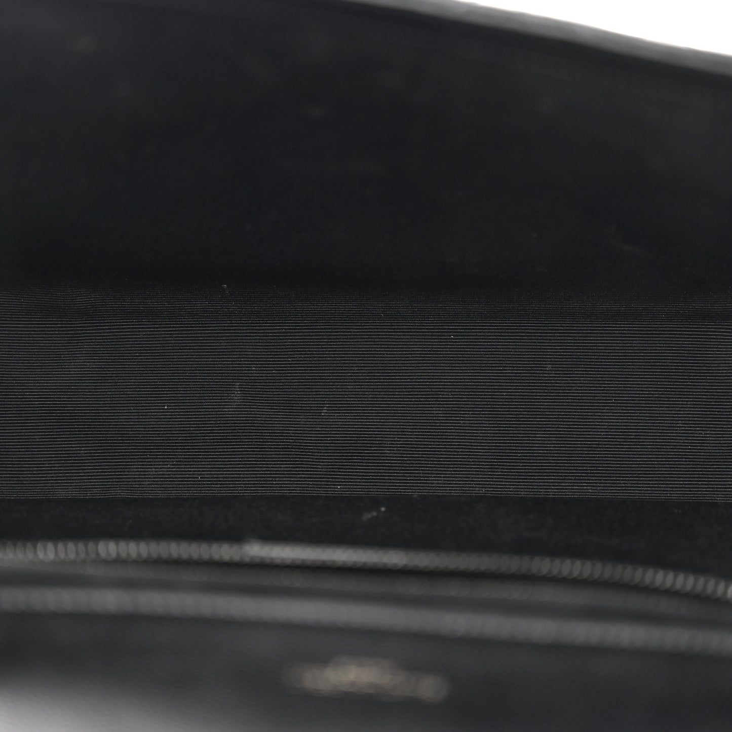 Grain De Poudre Textured Mixed Matelasse Large Triquilt Monogram Monochrome Satchel Black