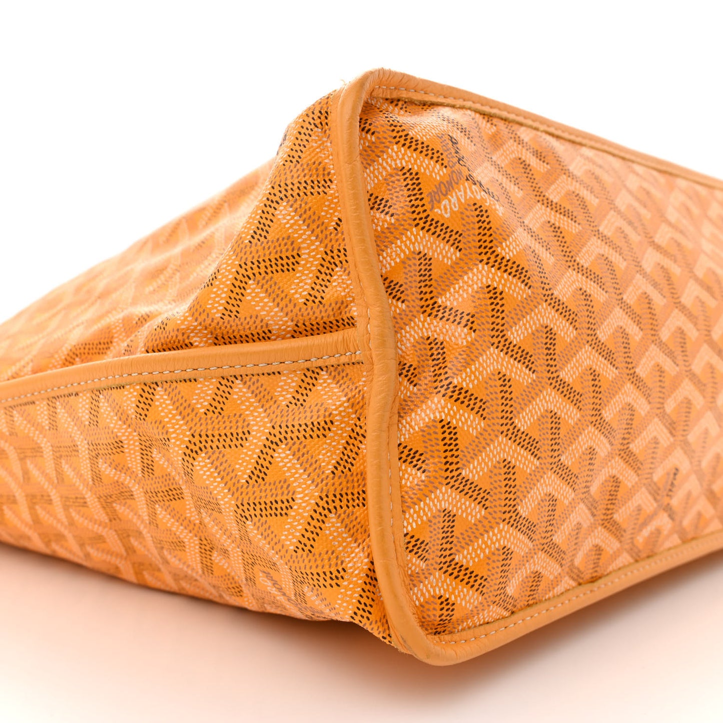 Goyardine Reversible Anjou PM Yellow