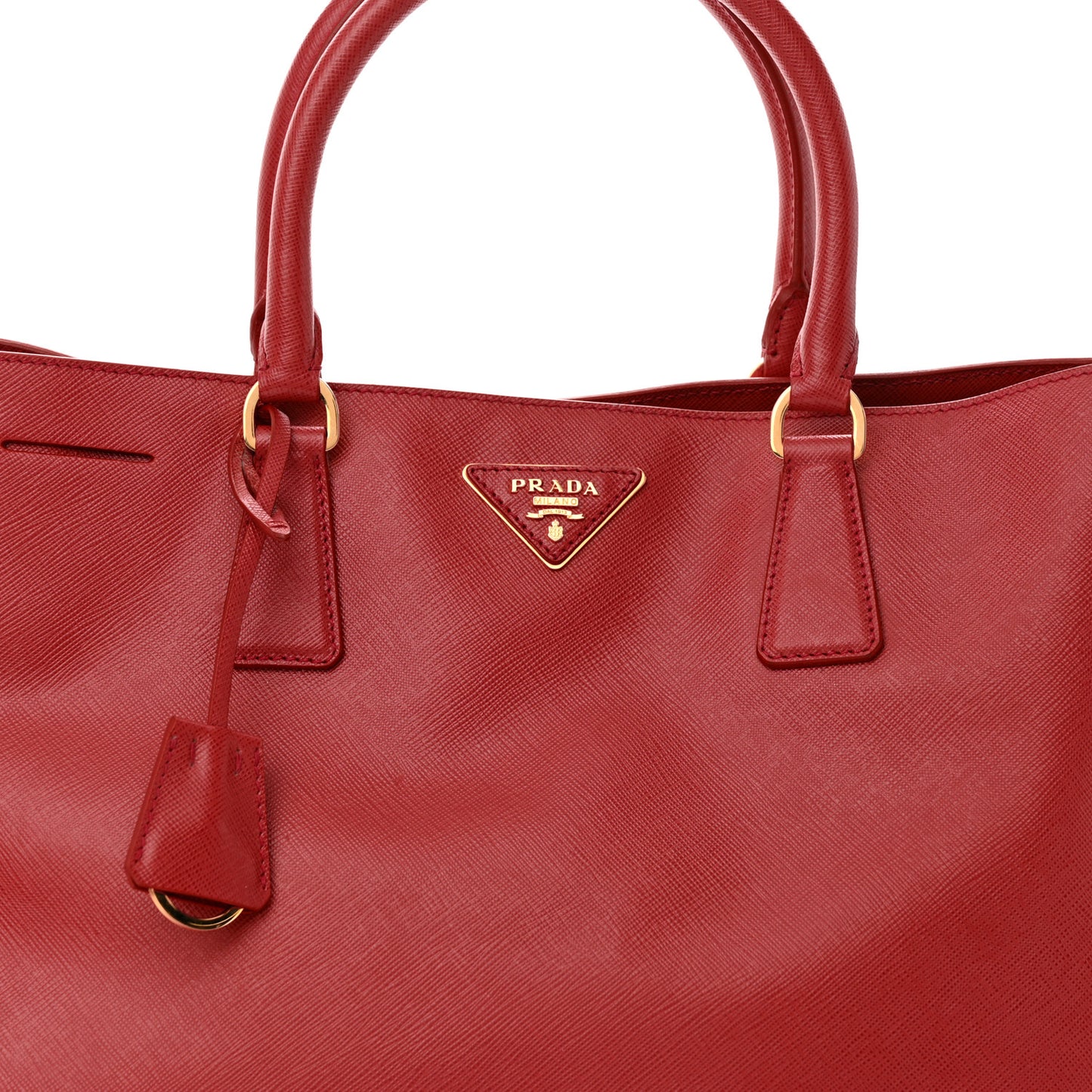 Saffiano Lux Large Tote Fuoco