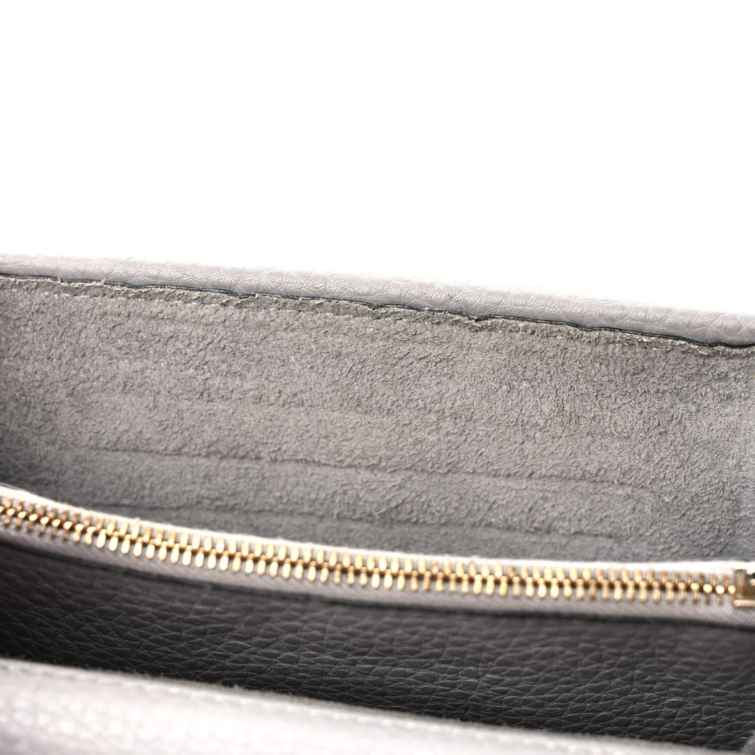 Valentino Garavani Pebbled Calfskin Rockstud Wallet On Chain Pastel Grey 10 of 10
