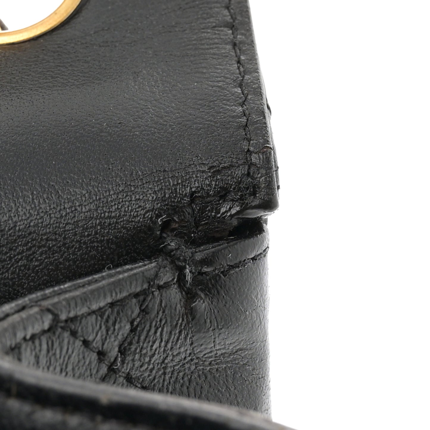 Lambskin Quilted Jumbo Single Flap Black