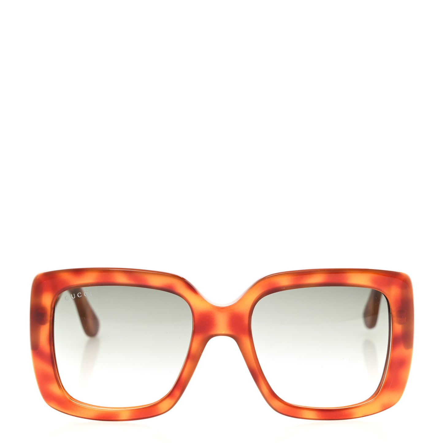 Acetate Square Frame Sunglasses GG0141S Tortoise