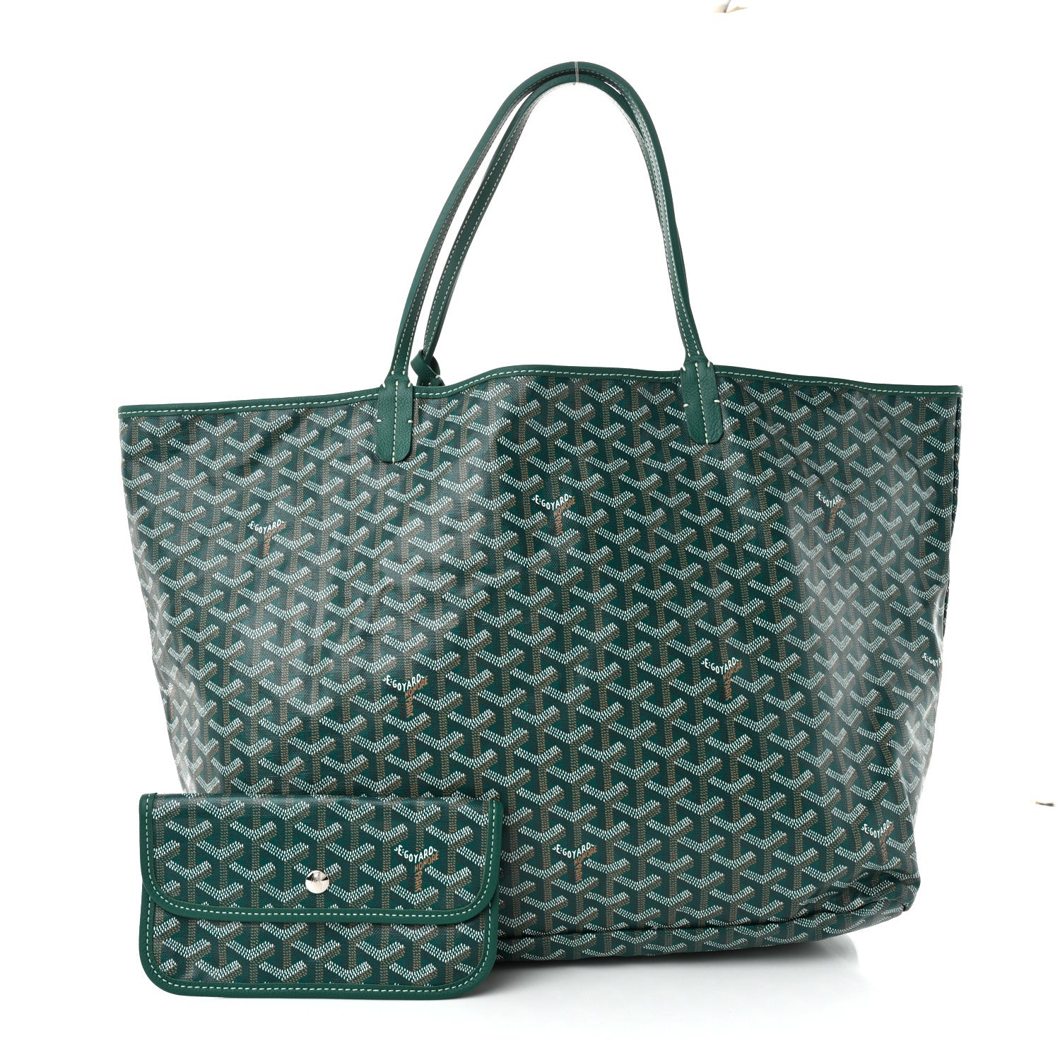 Goyard Goyardine Saint Louis GM  Green 3 of 10