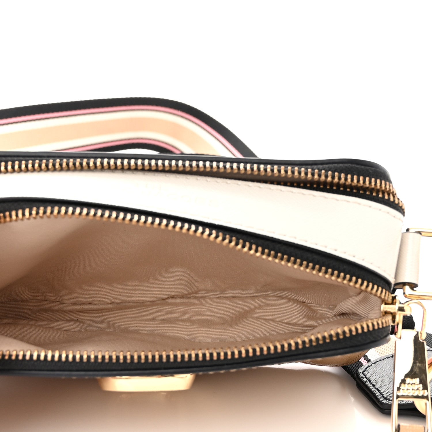 Marc Jacobs Saffiano Small Snapshot Camera Bag Beige Multicolor 5 of 10