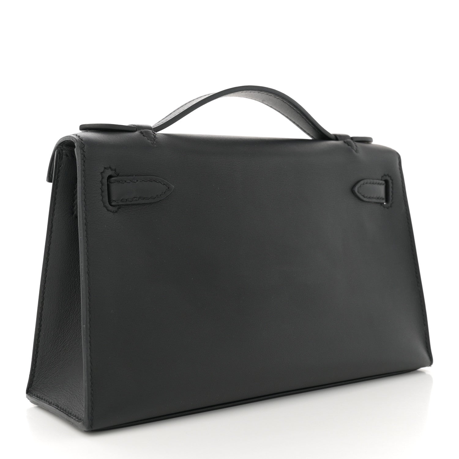 Hermes Swift Kelly Pochette Clutch Black 3 of 11